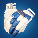 MACE ProLite Batting Gloves - Men's Premium Range - Aqua-White-Navy