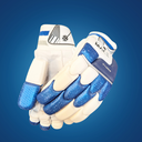 MACE ProLite Batting Gloves - Men's Premium Range - Aqua-White-Navy